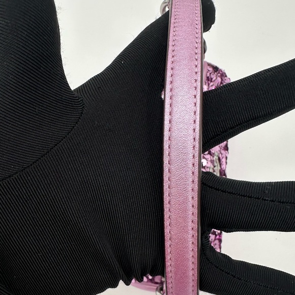 NWOT Coach Nolita Barrel Bag in purple/lilac sequins. Style J2322-CQ589 - Picture 12 of 14